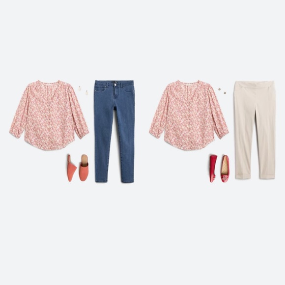 LUSHKendra Button Down BlouseXL | Off-White - Picture 6 of 6